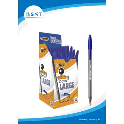 Penna Bic Cristal blu confezione da 50